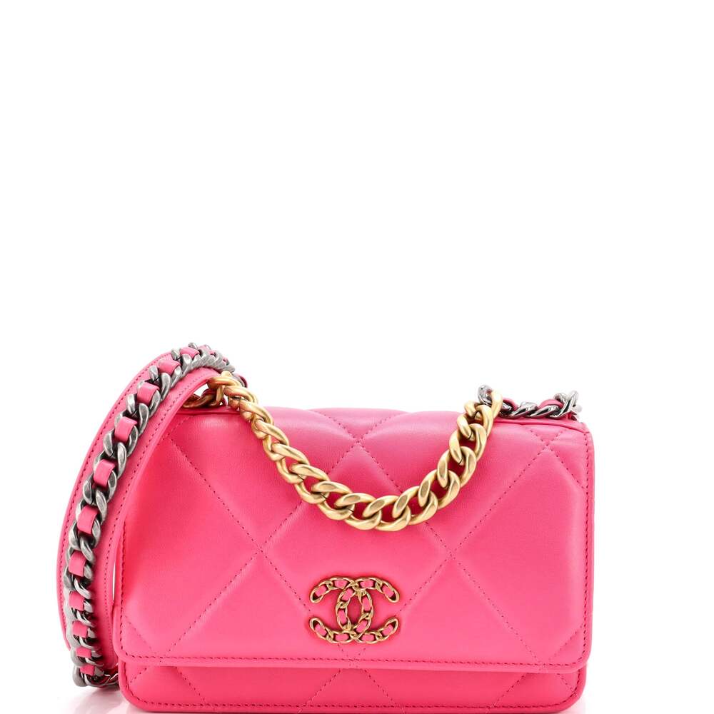 Chanel 19 Wallet On Chain Quilted #350838C35B